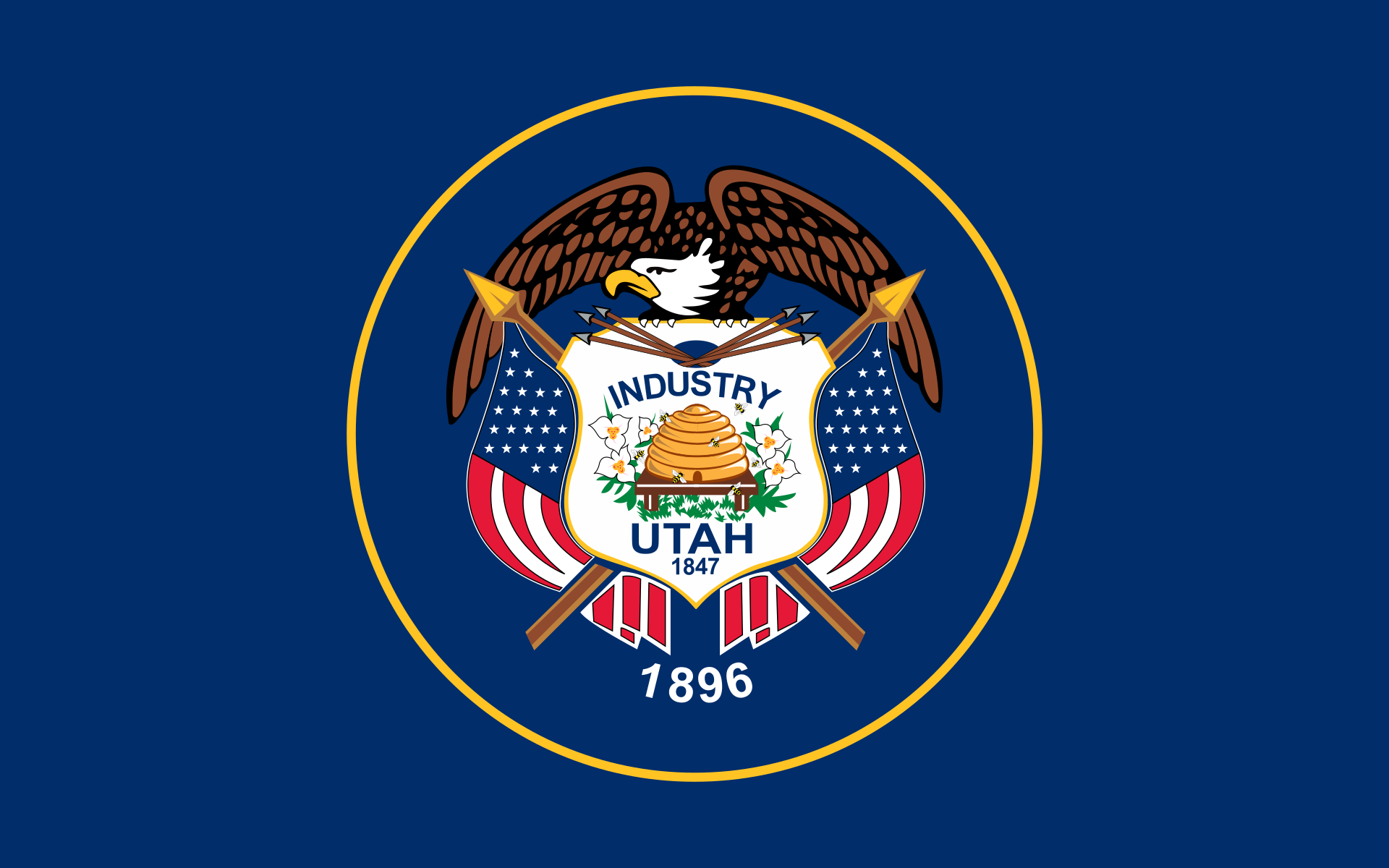 Lend You Cash Utah Flag
